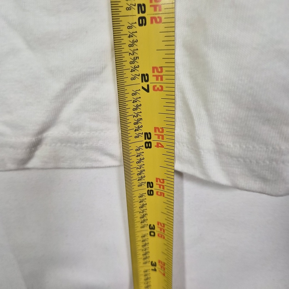 Vintage Y2K Hanes Beefy-T Heavyweight Blank Long Sleeve T Shirt White XL USA... - Picture 7 of 10